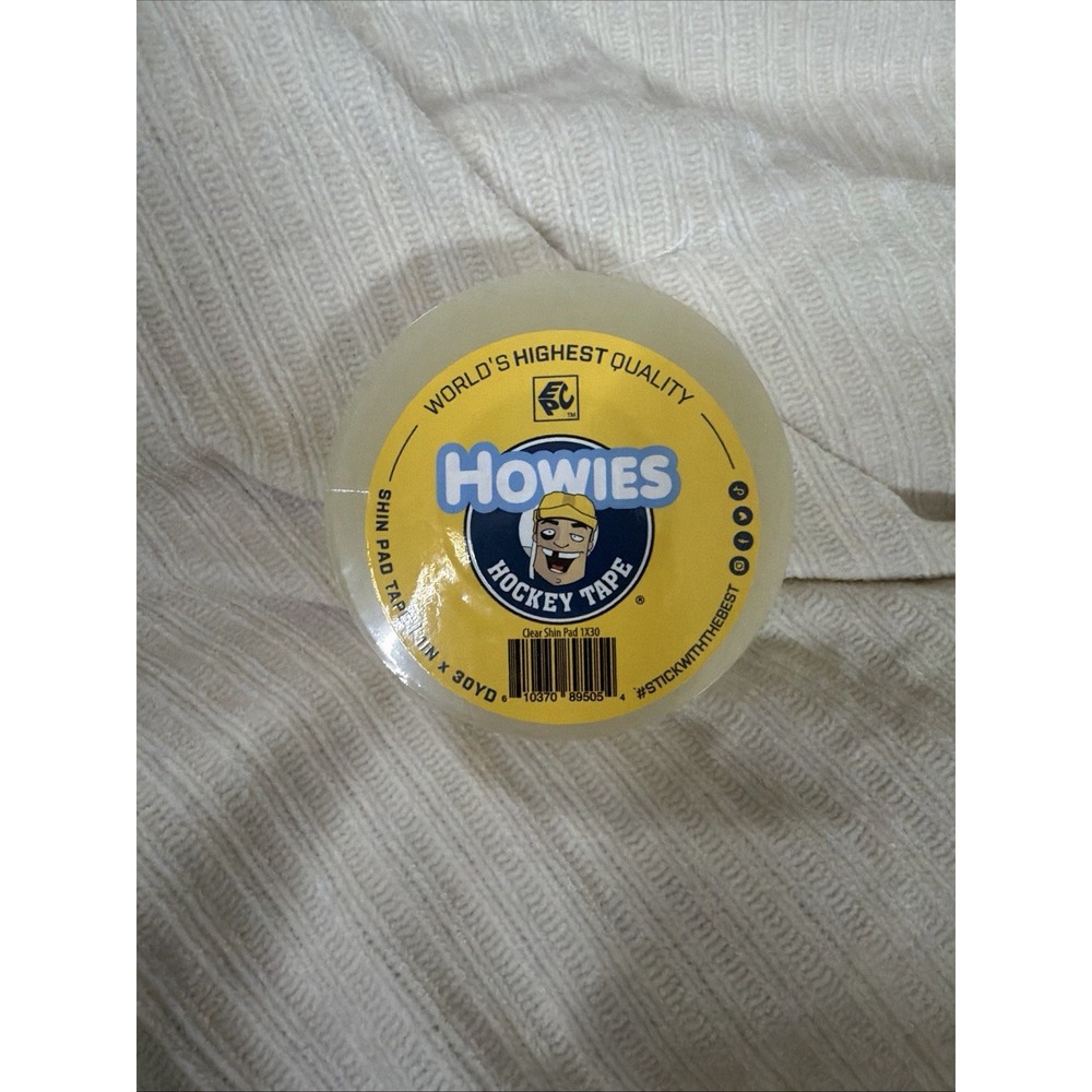 Howies Hockey Tape Shin Pad 1in X 30YD Clear Color